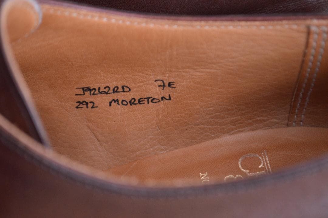 CROCKETT＆JONES　MORETON　7E　ダークブラウン　Uチップ