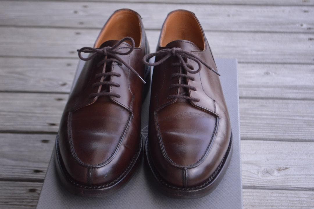 CROCKETT＆JONES　MORETON　7E　ダークブラウン　Uチップ