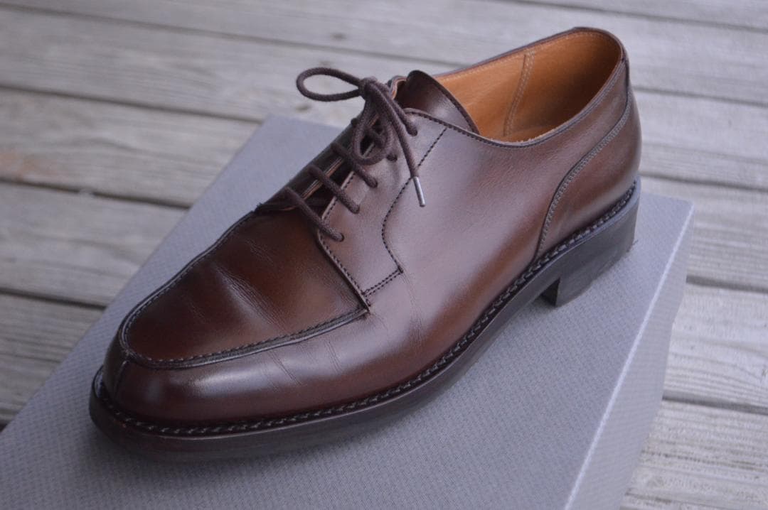 CROCKETT＆JONES　MORETON　7E　ダークブラウン　Uチップ