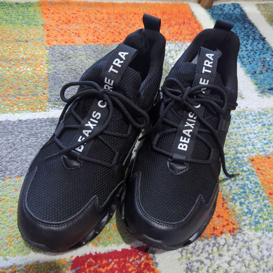 BEAXIS ブラック スニーカー