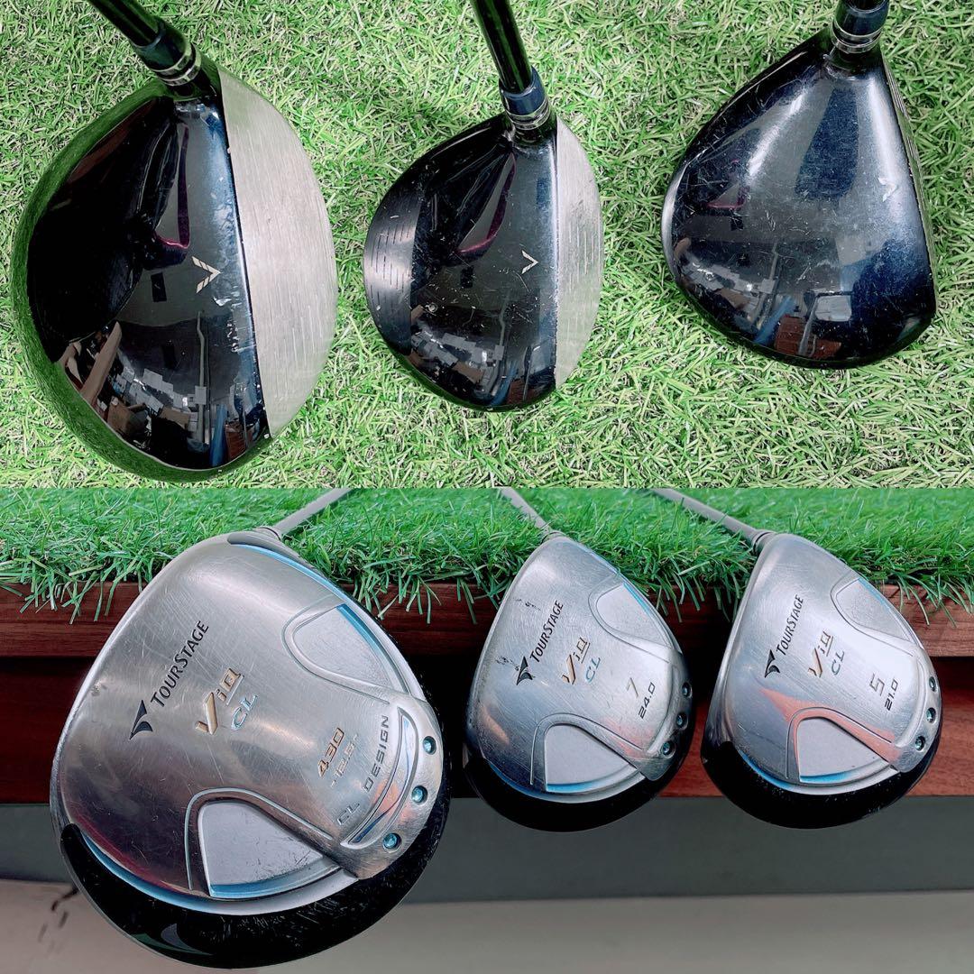 ゴルフクラブ　レディースセット　初心者 ツアーステージ ViQ CL N1858