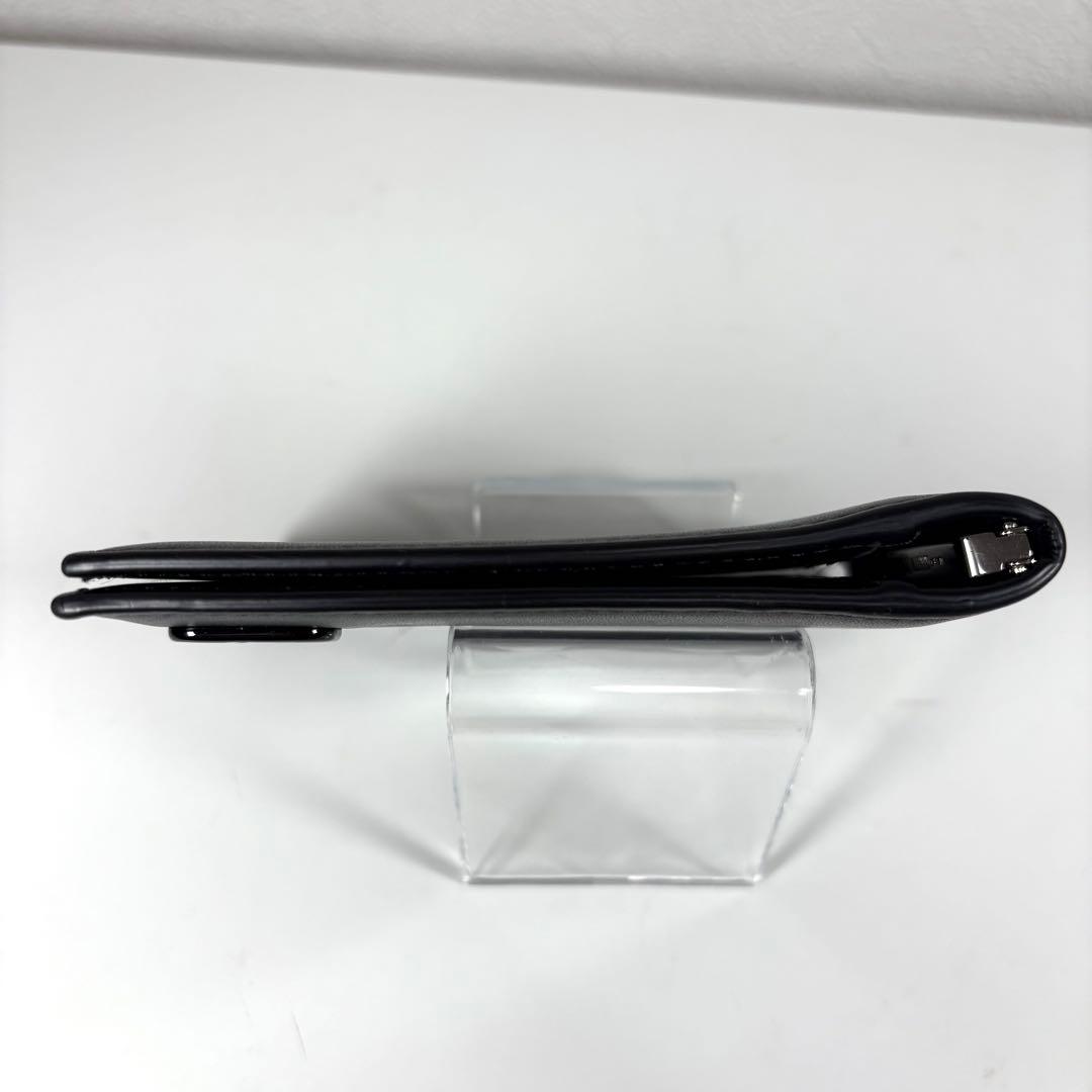 ☆美品☆VALENTINO シグネチャー Vロゴ マネークリップ カーフレザー