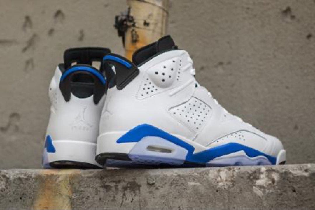 シューズ(男性用) AIR JORDAN 6 RETRO OG SPORT BLUE