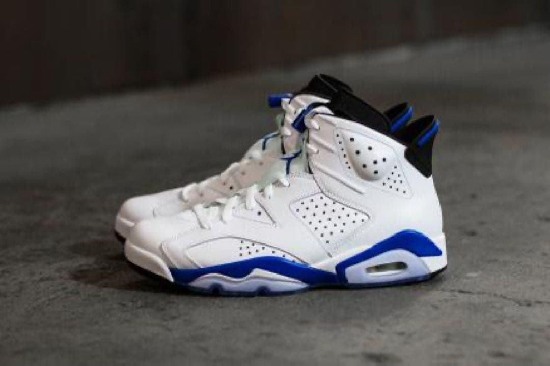シューズ(男性用) AIR JORDAN 6 RETRO OG SPORT BLUE