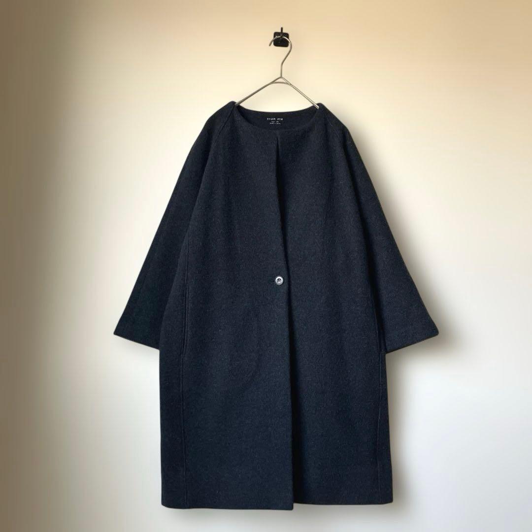 evam eva プレスウールコート　ヨーガンレール えみおわす　中川政七商店