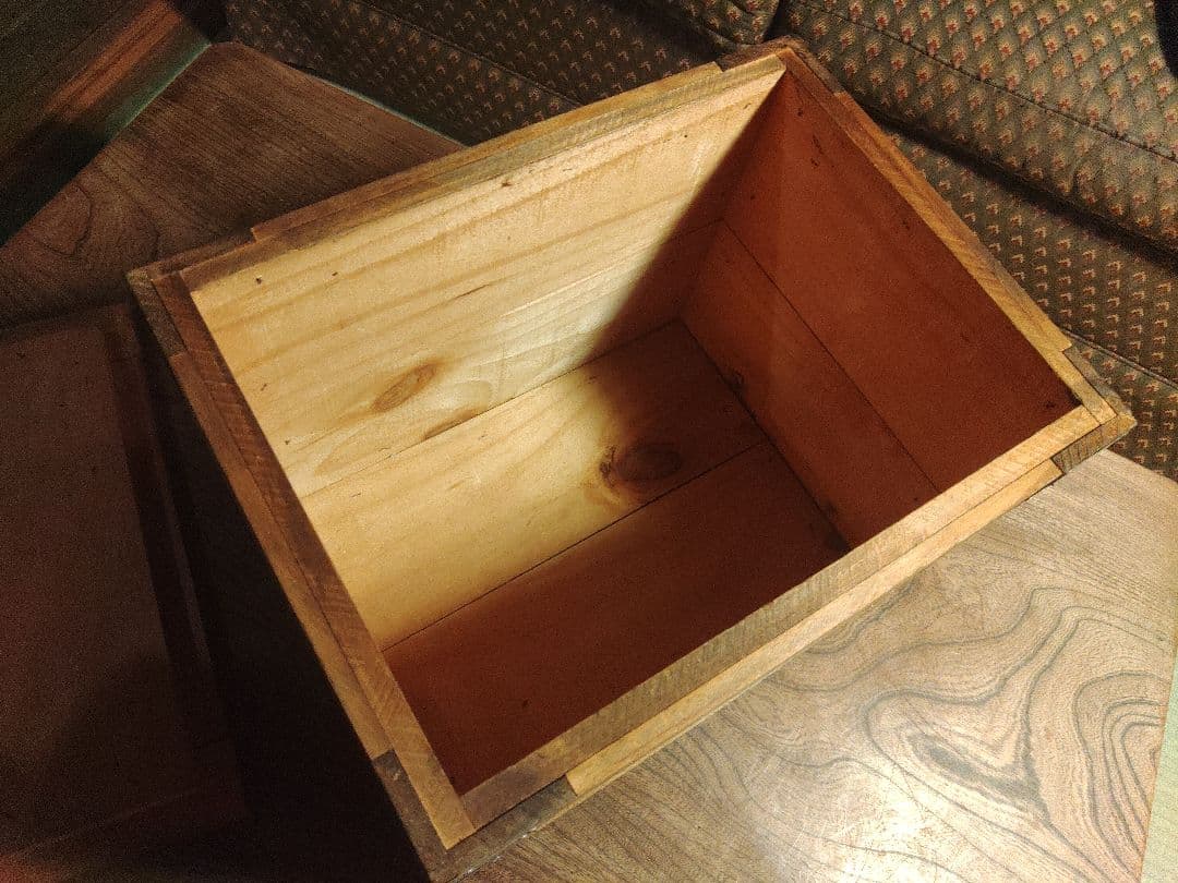 アメリカ雑貨 アメリカン雑貨 木箱 収納 アンティーク　コンテナ　ヴィンテージ