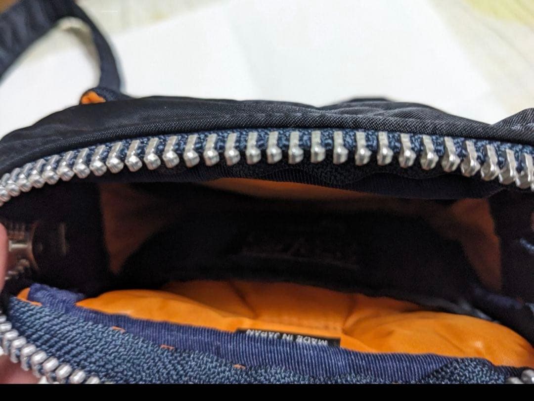 美品　ポーター×バイボレコラボ　ショルダーバッグ　ネイビー