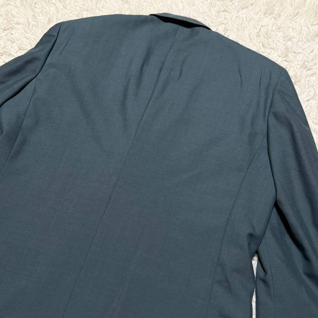 美品 クリスチャン ディオール スーツ セットアップ ダブル 銀ボタン モヘア混