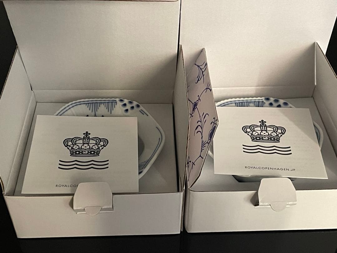 【新品未使用】ロイヤルコペンハーゲン ブルーエレメンツ ボウル 100ml 2個