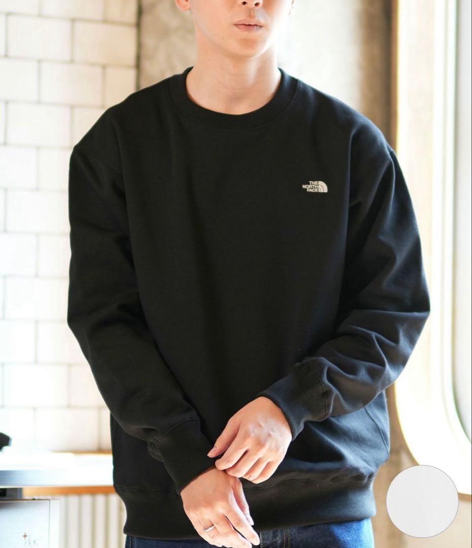 新品★THE NORTH FACE スモールロゴヘザースウェットクルー　S