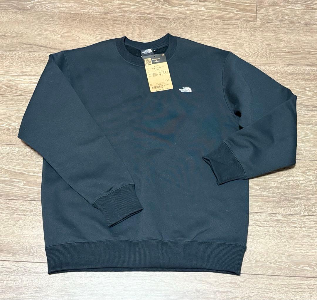 新品★THE NORTH FACE スモールロゴヘザースウェットクルー　S