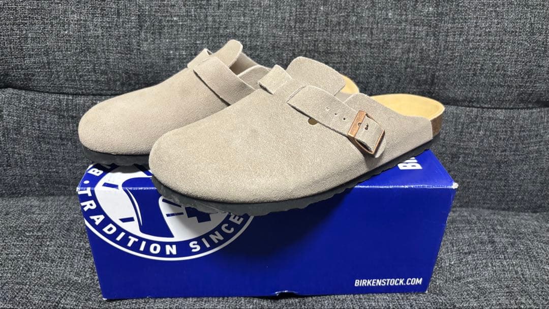 靴 BIRKENSTOCK Boston Gray 27cm