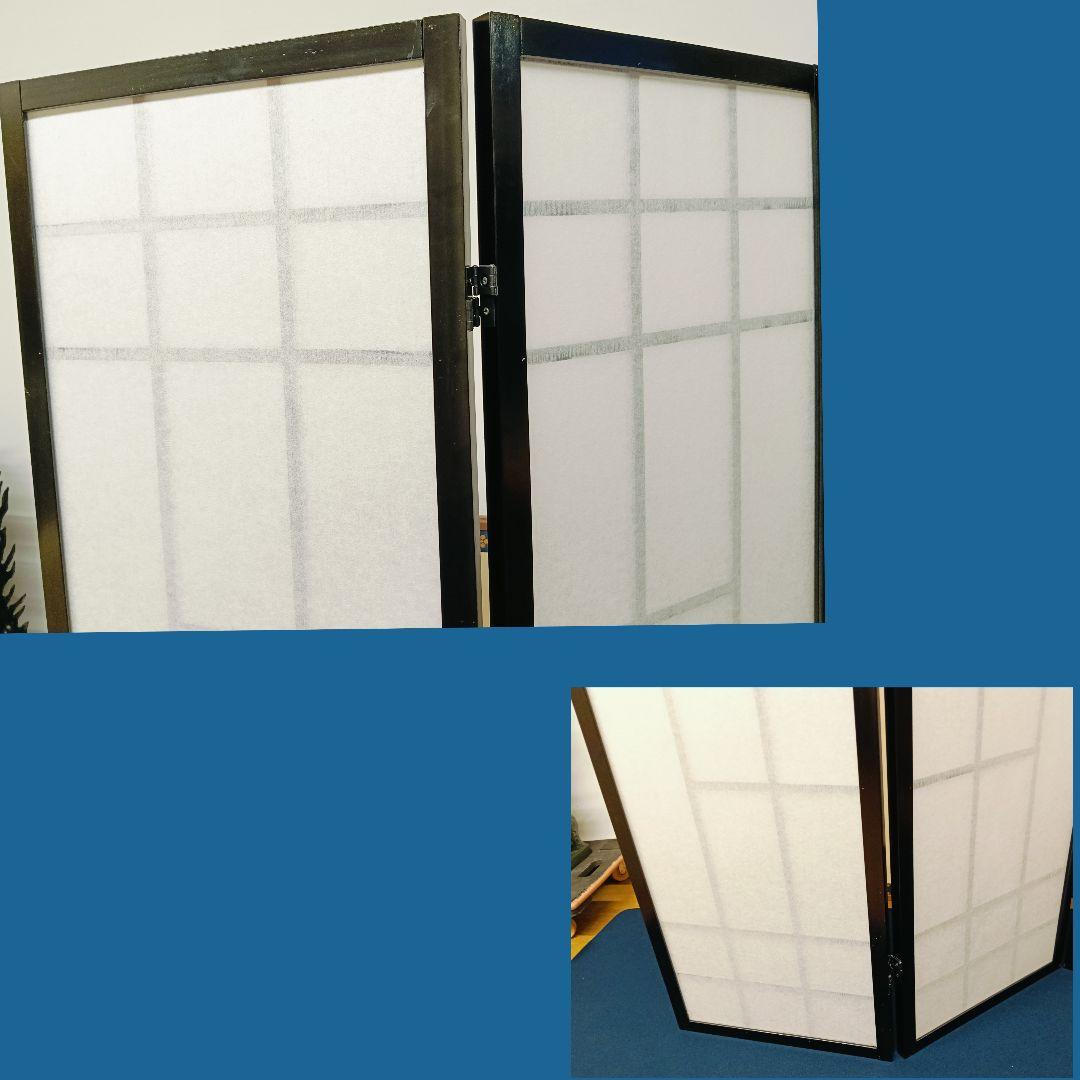 AN37 衝立 変り障子 3連 和風 和モダン 木製 高さ150cm