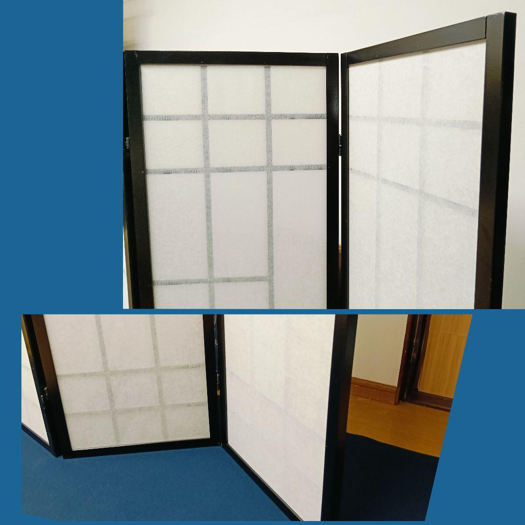 AN37 衝立 変り障子 3連 和風 和モダン 木製 高さ150cm