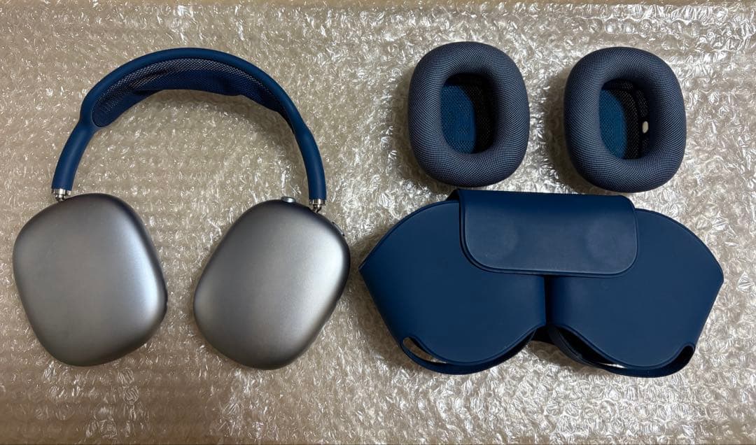 中古　AirPods Max A2096 ブルー　Lightning