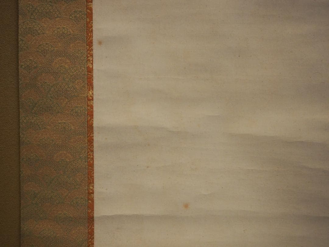 森寛斎自筆『立雛図』掛軸＊奥谷秋石極箱