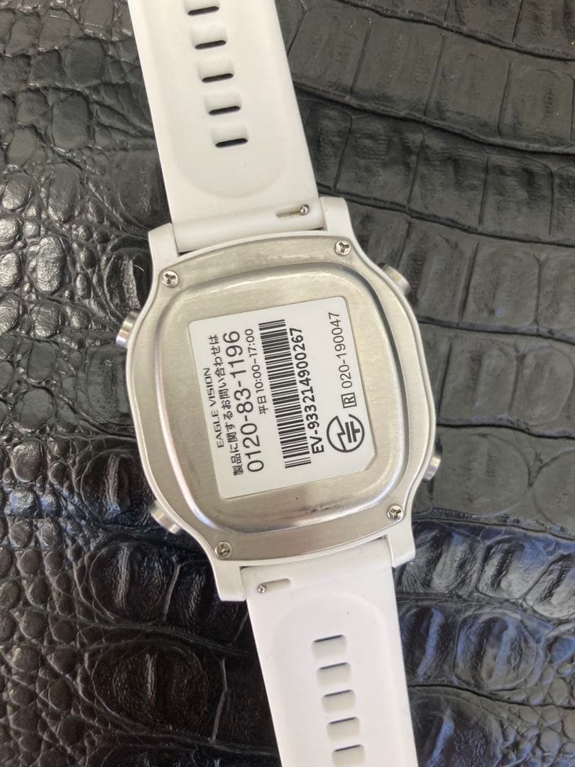 イーグルビジョン☆GPSナビ　ウォッチ白美品