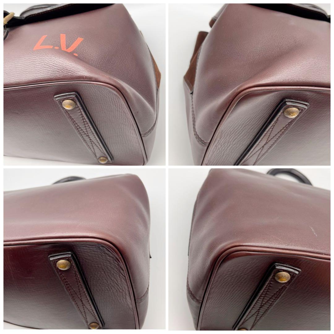 ルイヴィトン　ユタ ドクターズ バッグ ボストンバッグ ハンドバッグ ブラウン