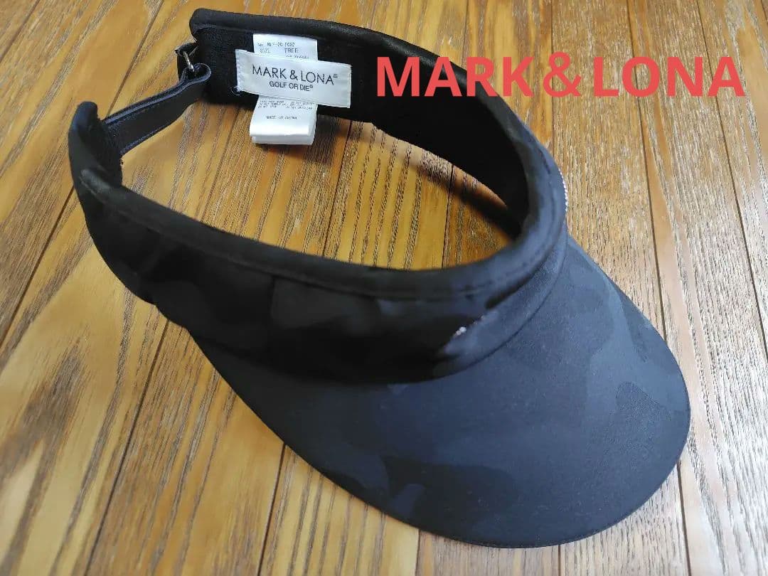 マークアンドロナ　つば広バイザー