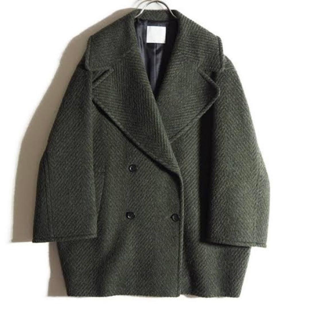 美品★大草直子さんコラボ ガリャルダガランテモヘヤシャギーハーフコート