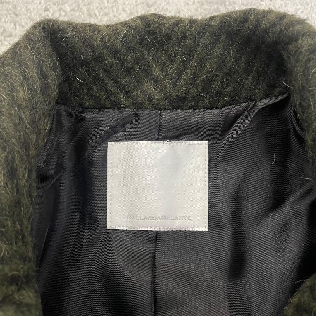 美品★大草直子さんコラボ ガリャルダガランテモヘヤシャギーハーフコート