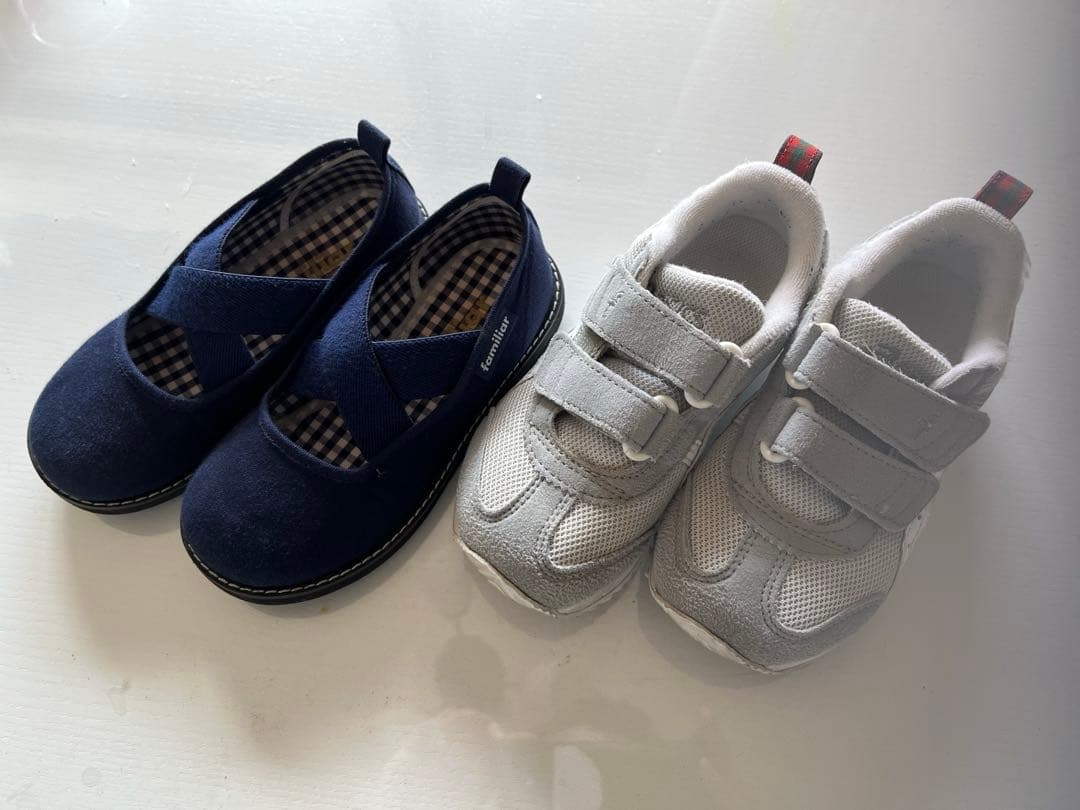 【美品】ファミリア　シューズ　16㎝　16.5㎝