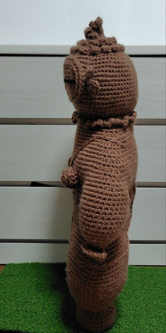 ビッグな土偶の抱きぐるみ・カエルのがま口ショルダーポーチ