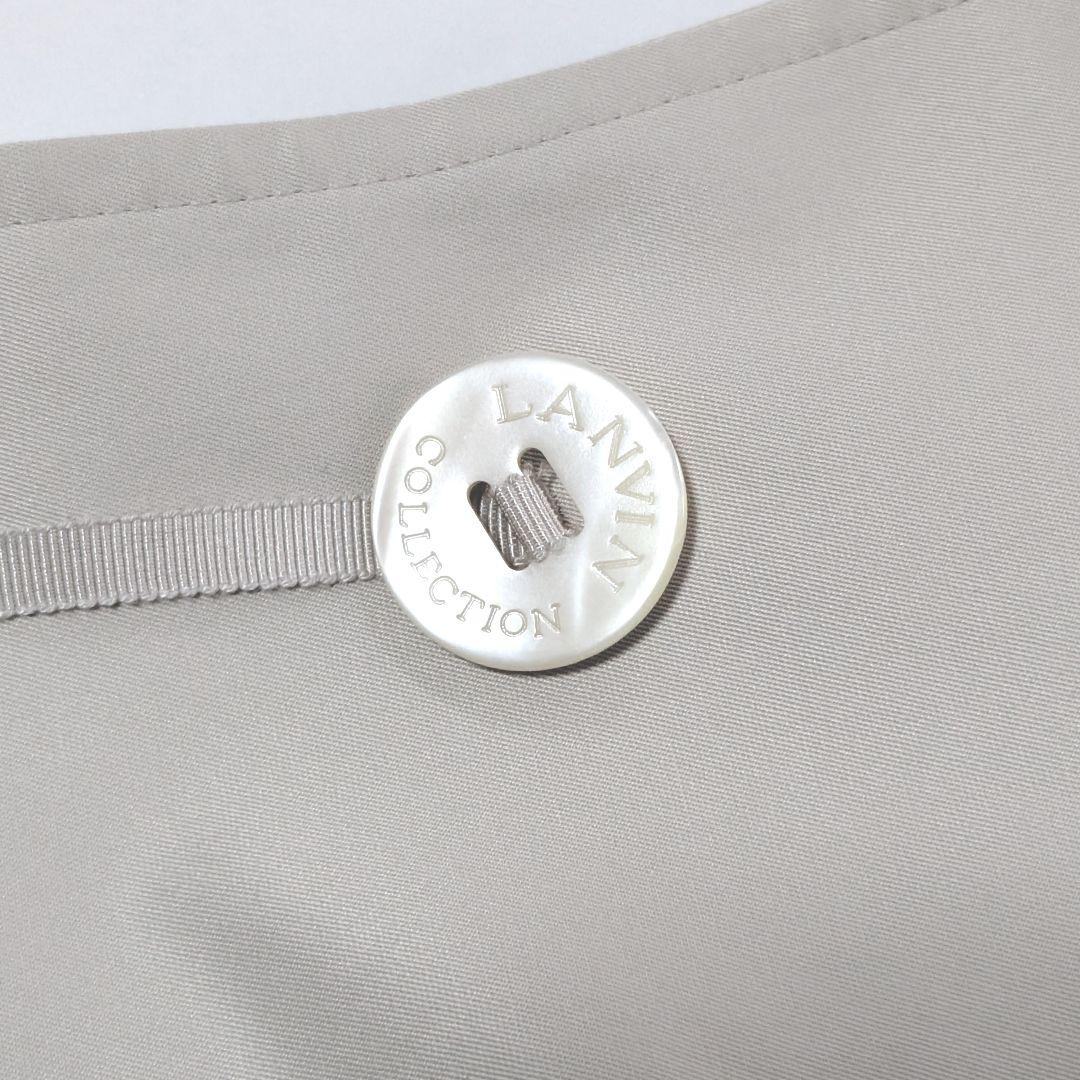 極美品 LANVIN COLLECTION ウエストリボンコート 40 L相当