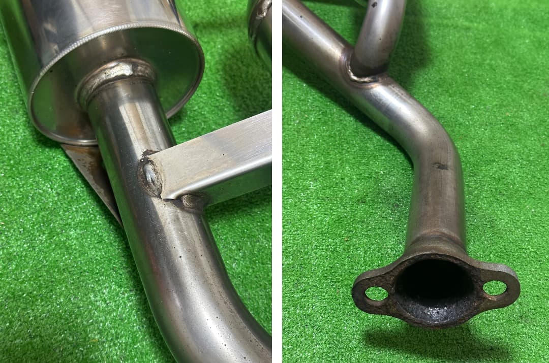 ホンダエアウェイブGJ1 HKSステンレスリアマフラーJASMA03S06965