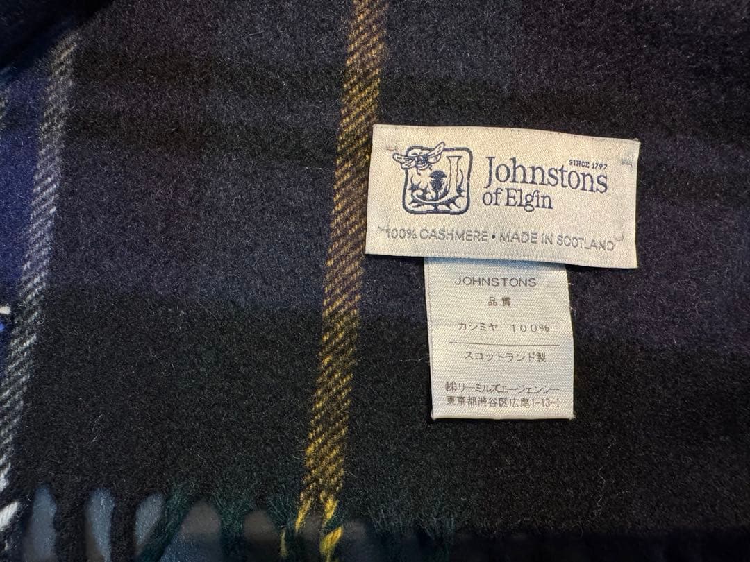 Johnstons of Elgin マフラーストール