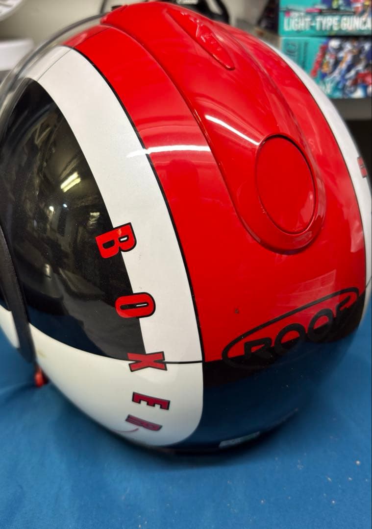 ROOF BOXER V8 STAR システムヘルメット（ブラック×レッド）