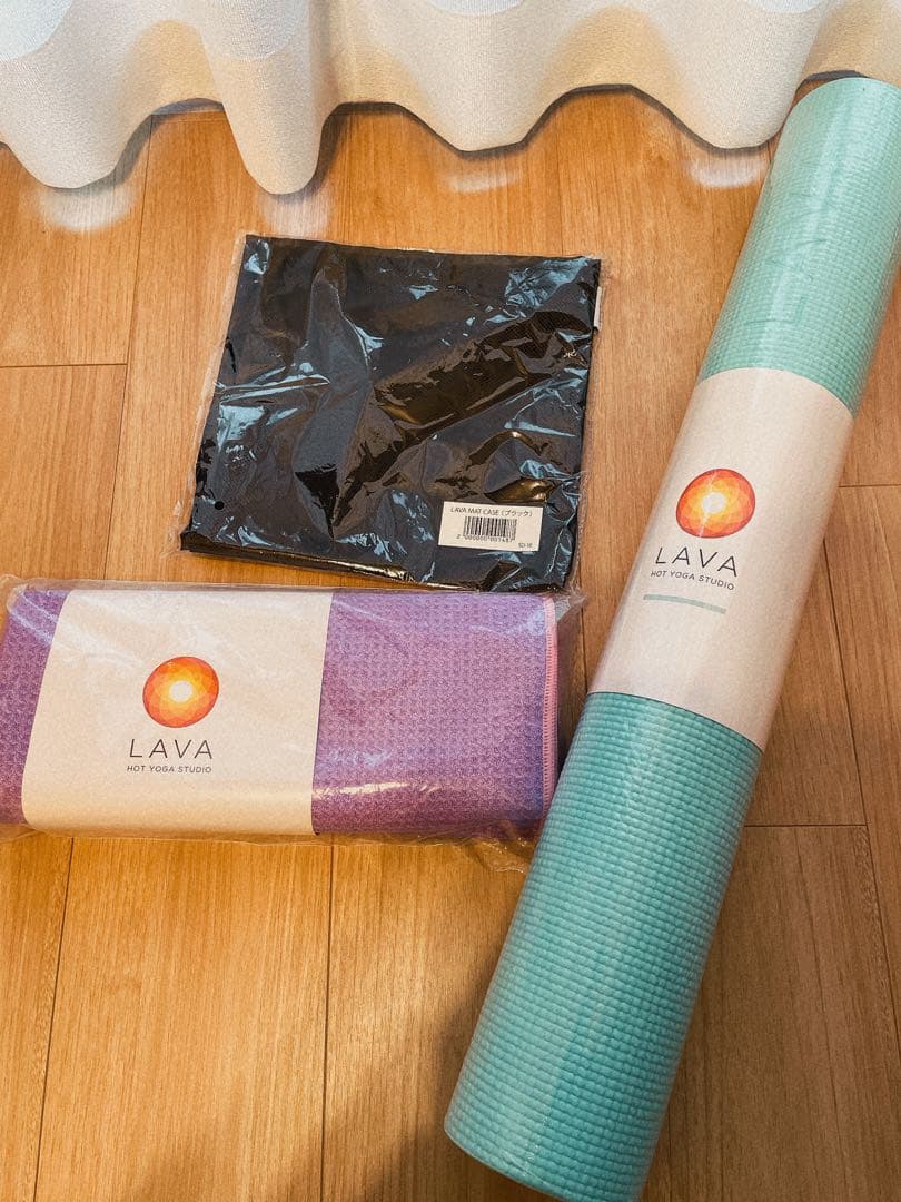 LAVA ホットヨガマット、ラグ 、専用ケース