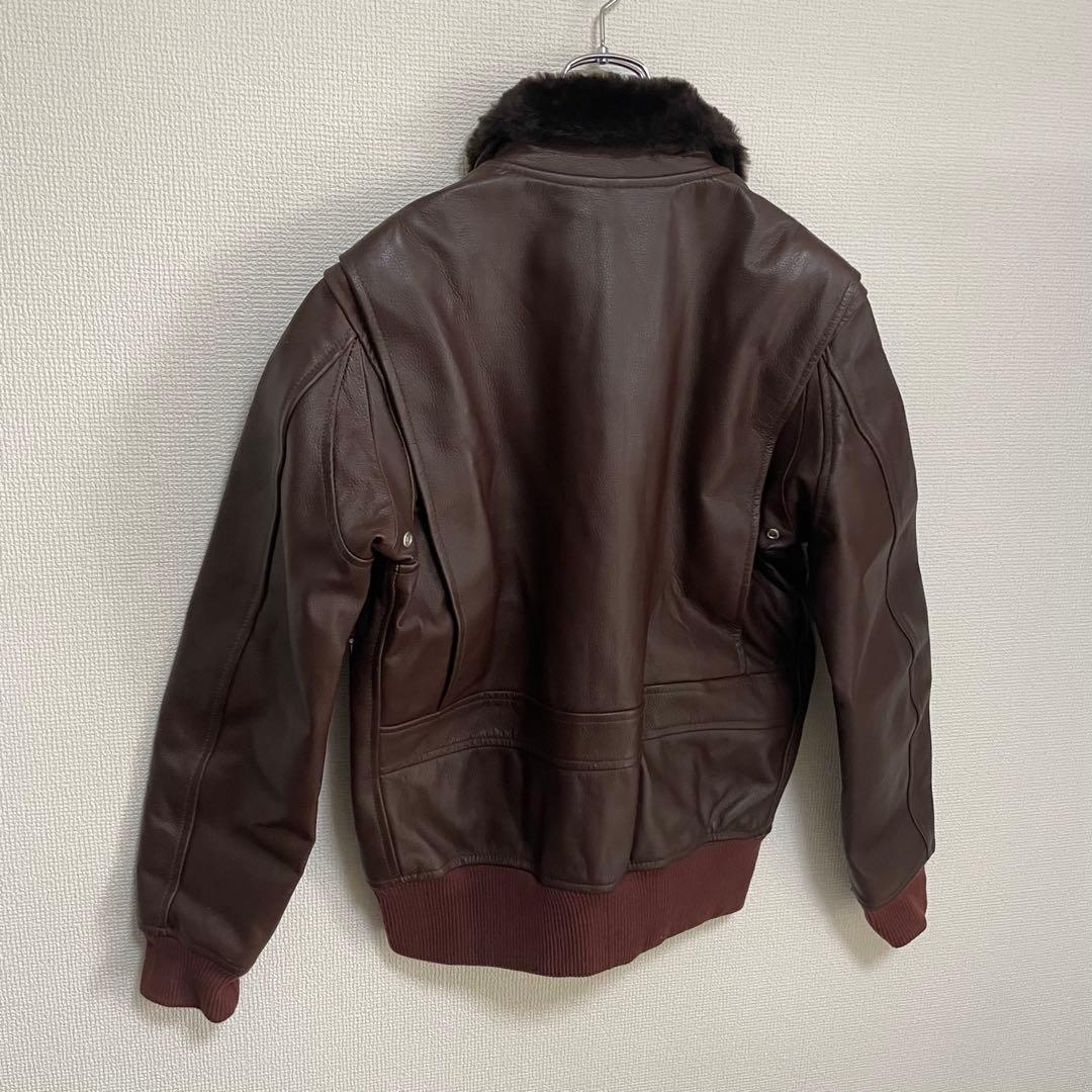 未使用 タグ付 HORN WORKS レザー G-1ボア フライトジャケット