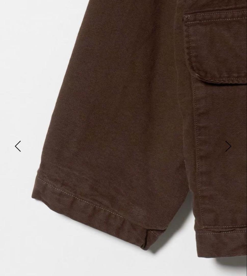 HグラデーションOCカバーオールサイズM襟レザーOVY KAJA オーラリー