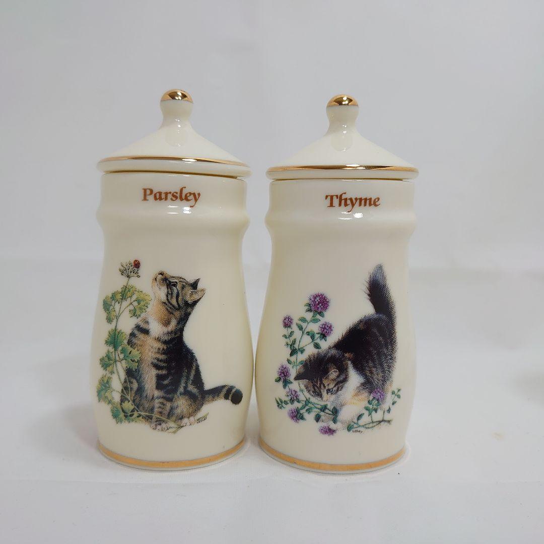 ダンバリーミント社 レズリー・アン・アイボリー スパイスジャー 6個セット①