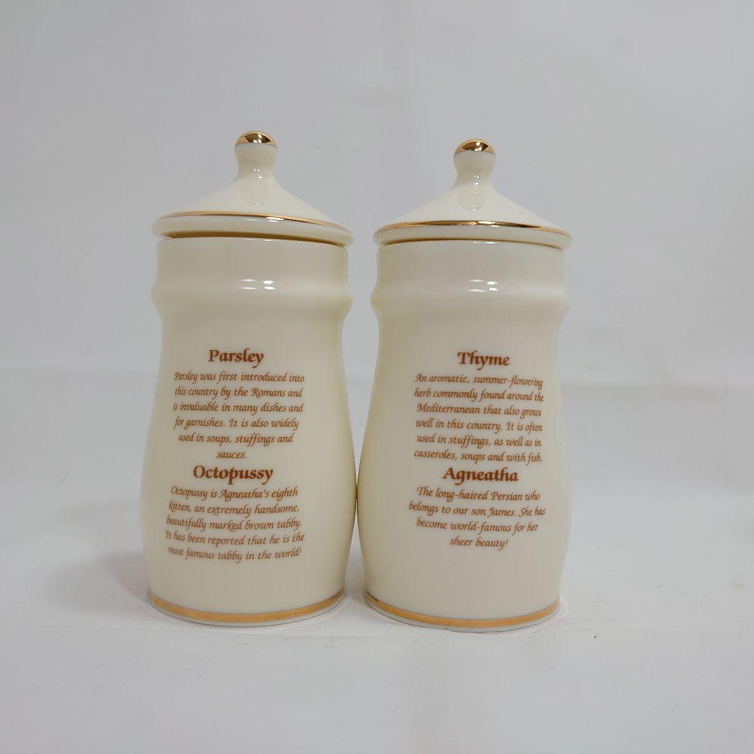 ダンバリーミント社 レズリー・アン・アイボリー スパイスジャー 6個セット①