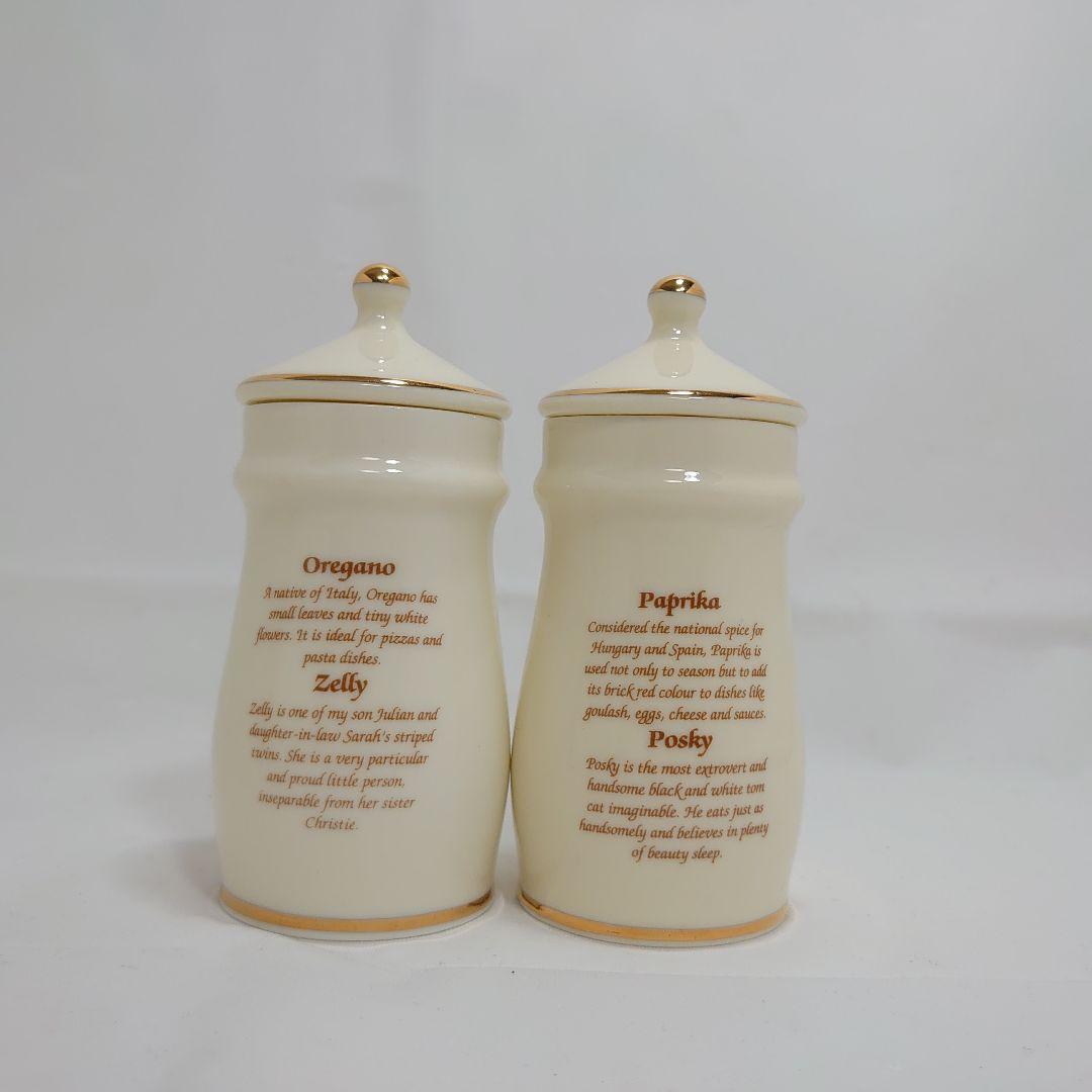 ダンバリーミント社 レズリー・アン・アイボリー スパイスジャー 6個セット①