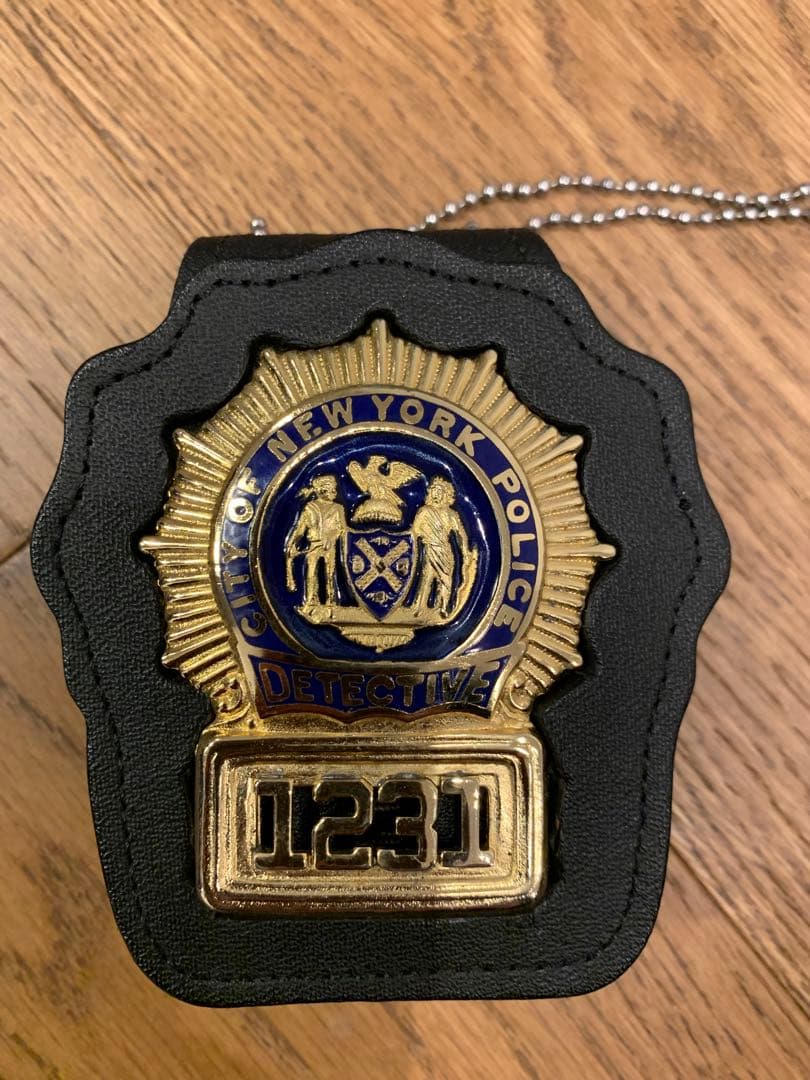 NYPD 実物　レイドジャケット　ポイントブランク　バッジ　ニューヨーク市警