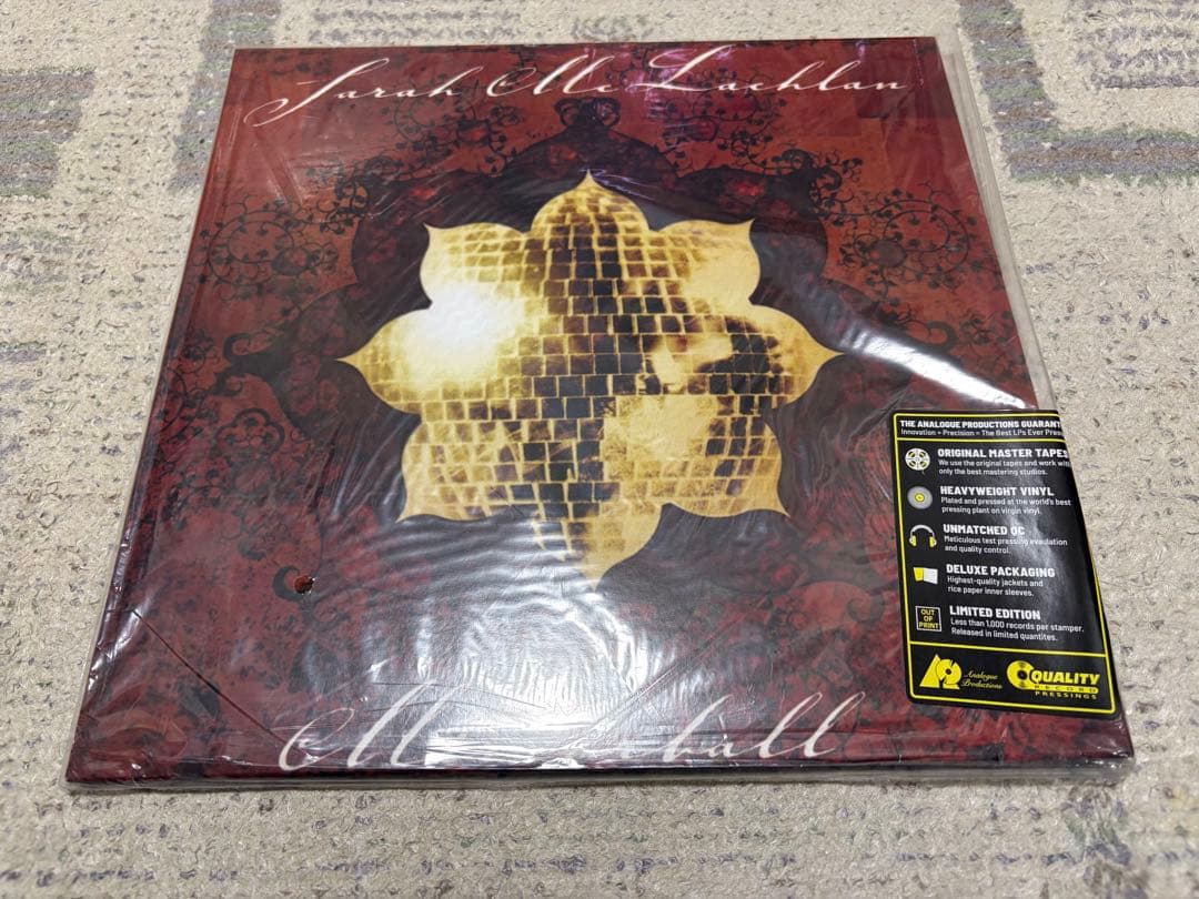 アナプロ Sarah McLachlan Mirrorball 45回転 3LP