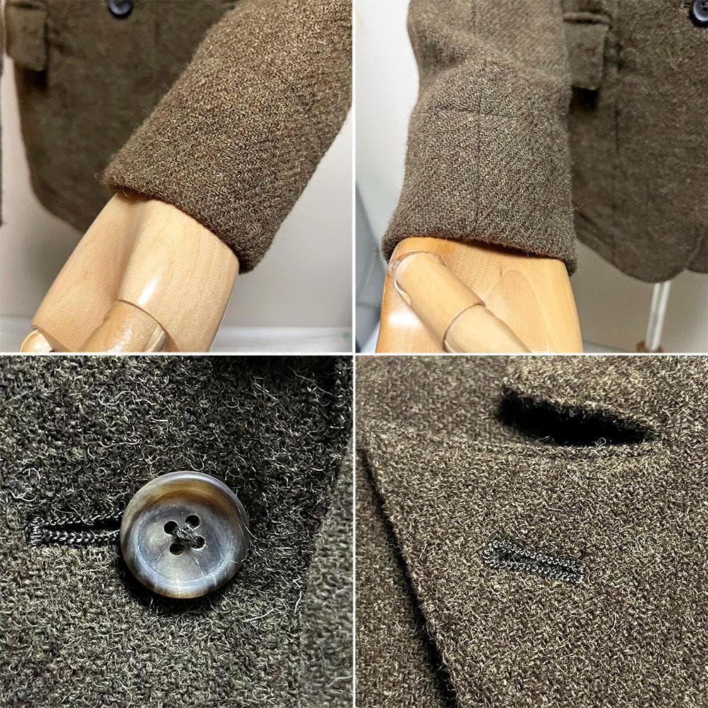 美品 旧タグ マーガレットハウエル ハリスツイード ジャケット ピークドラペル