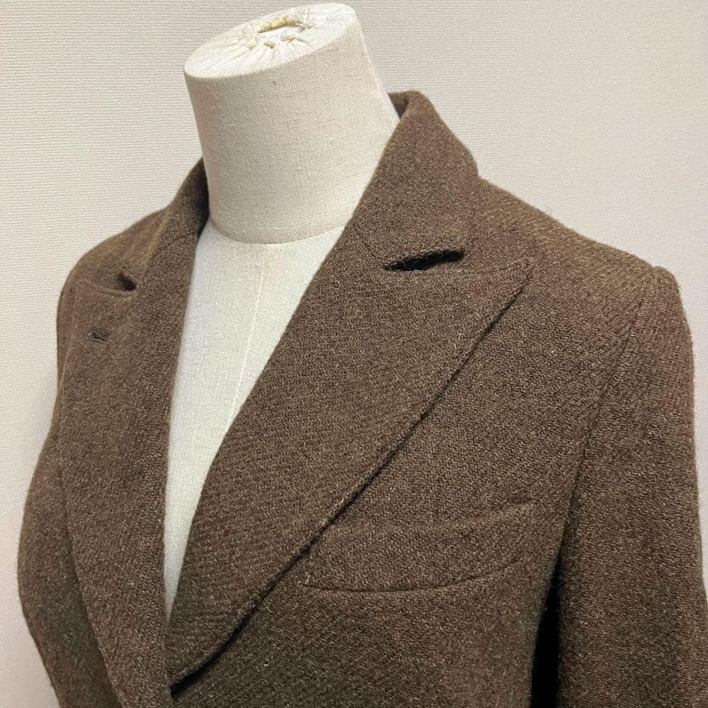 美品 旧タグ マーガレットハウエル ハリスツイード ジャケット ピークドラペル