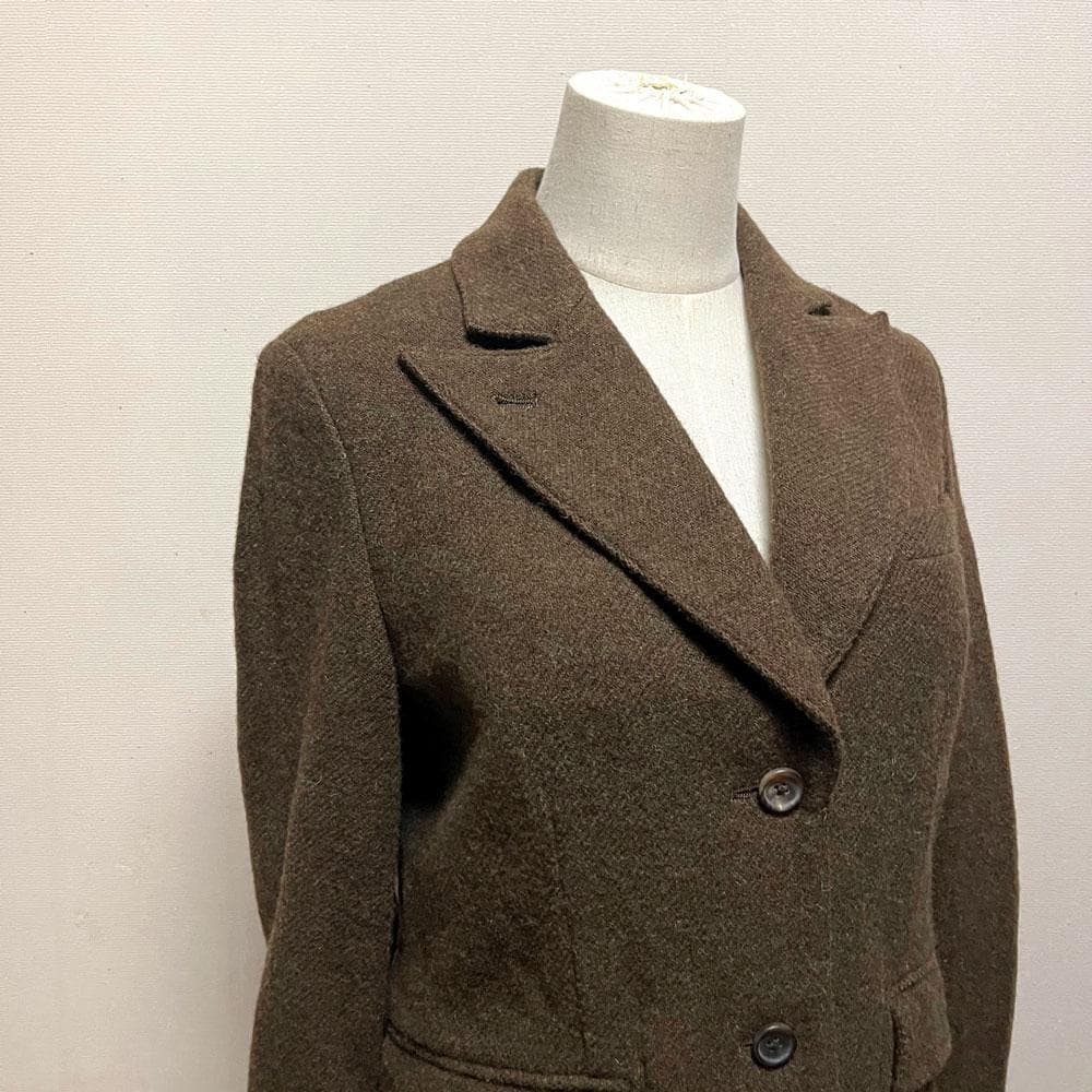 美品 旧タグ マーガレットハウエル ハリスツイード ジャケット ピークドラペル
