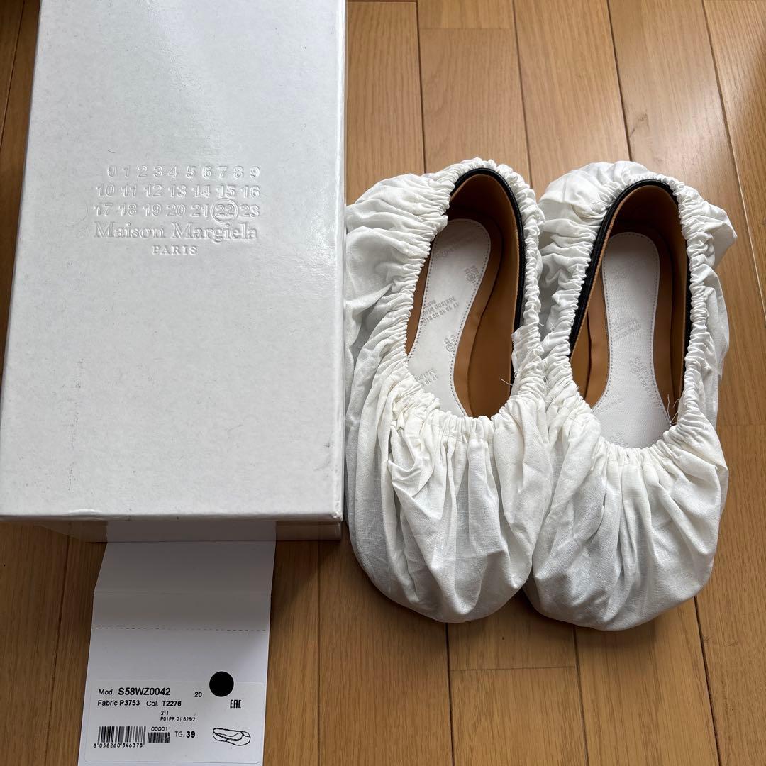 maison margiela Tabiバレエシューズ 39 Black