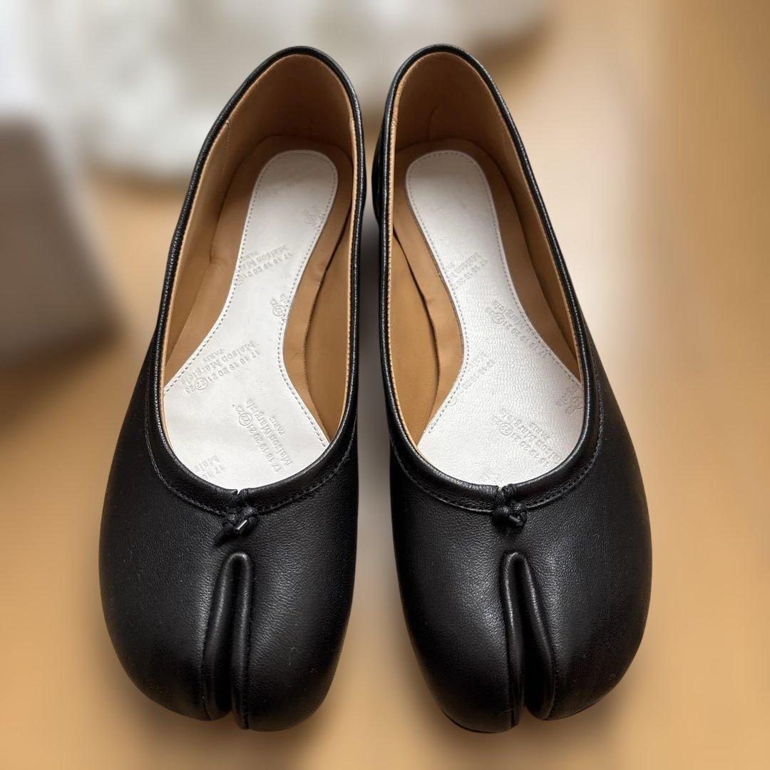 maison margiela Tabiバレエシューズ 39 Black