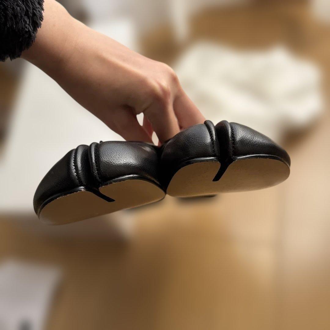 maison margiela Tabiバレエシューズ 39 Black