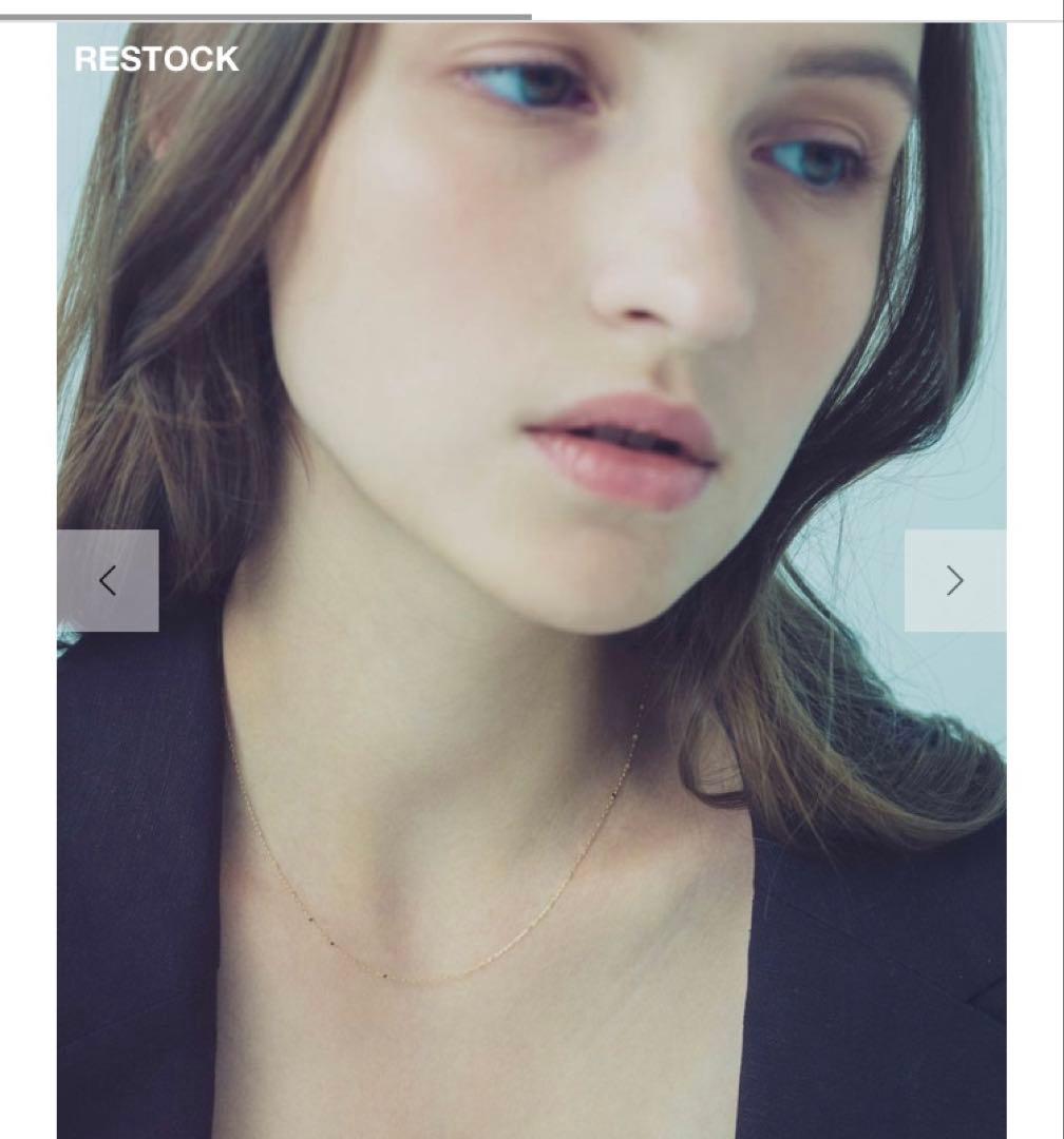 ete（エテ）K10YG ペタルチェーン ネックレス　現行品