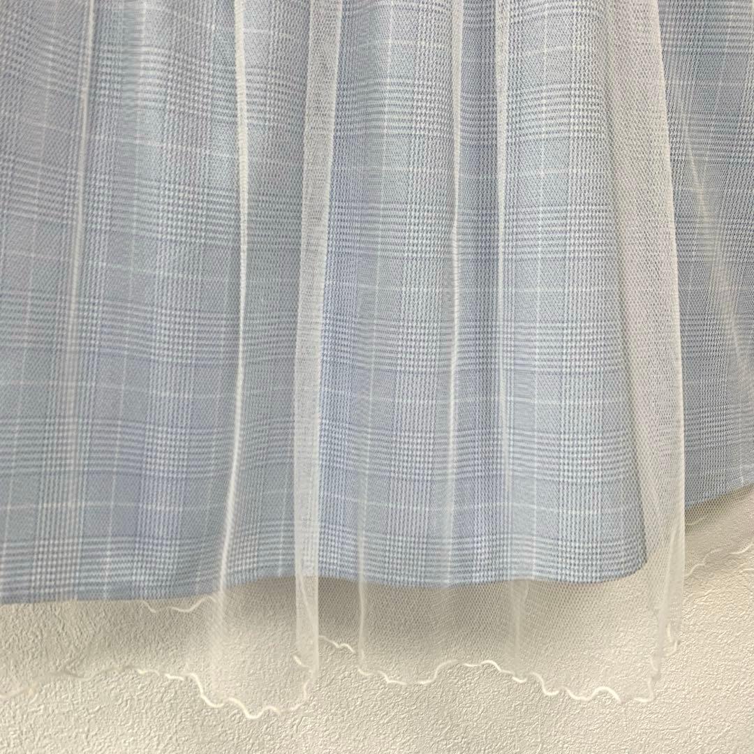 sakura サクラ　120 フォーマルワンピース　水色　入学式　卒園式