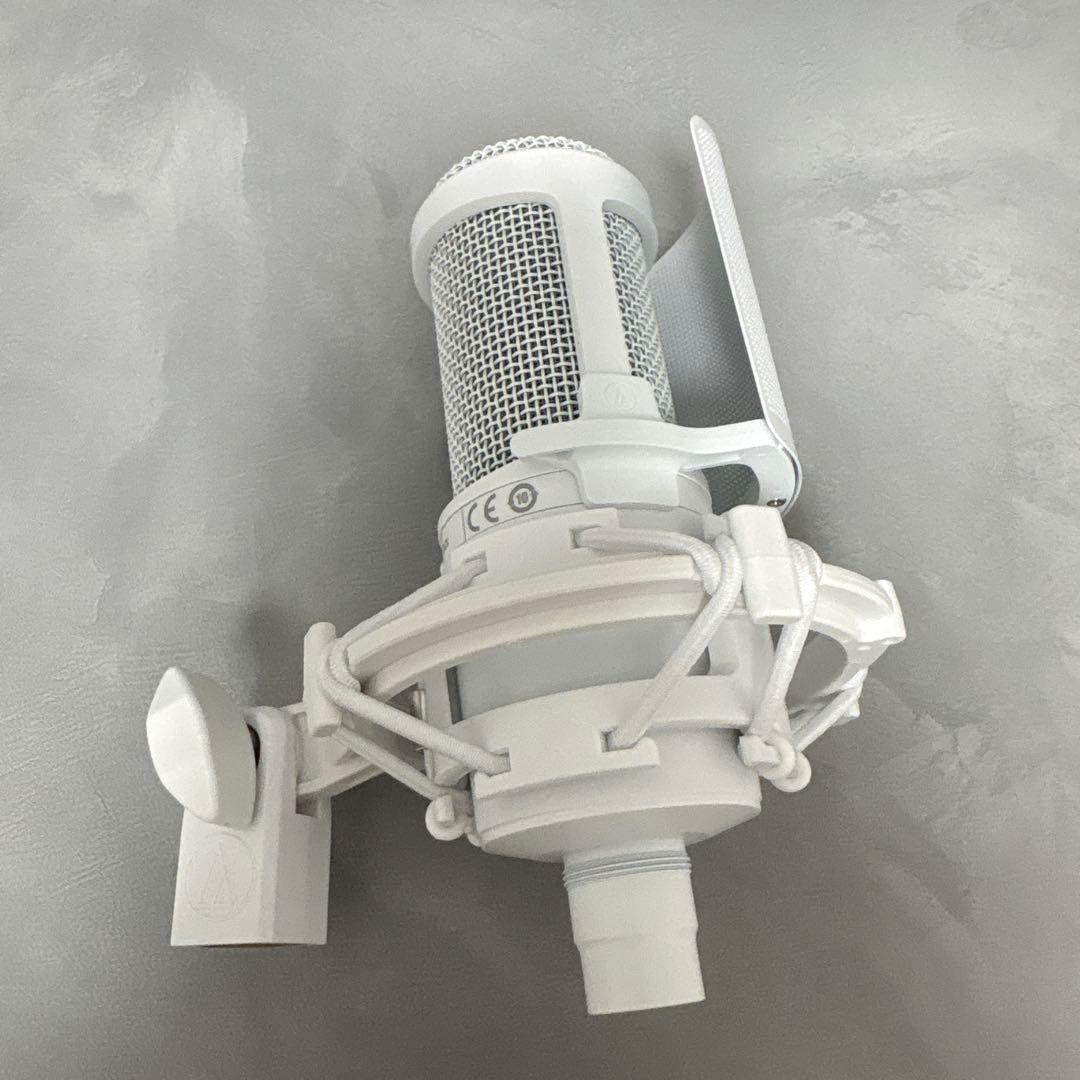 オーディオテクニカ マイク ホワイト 白