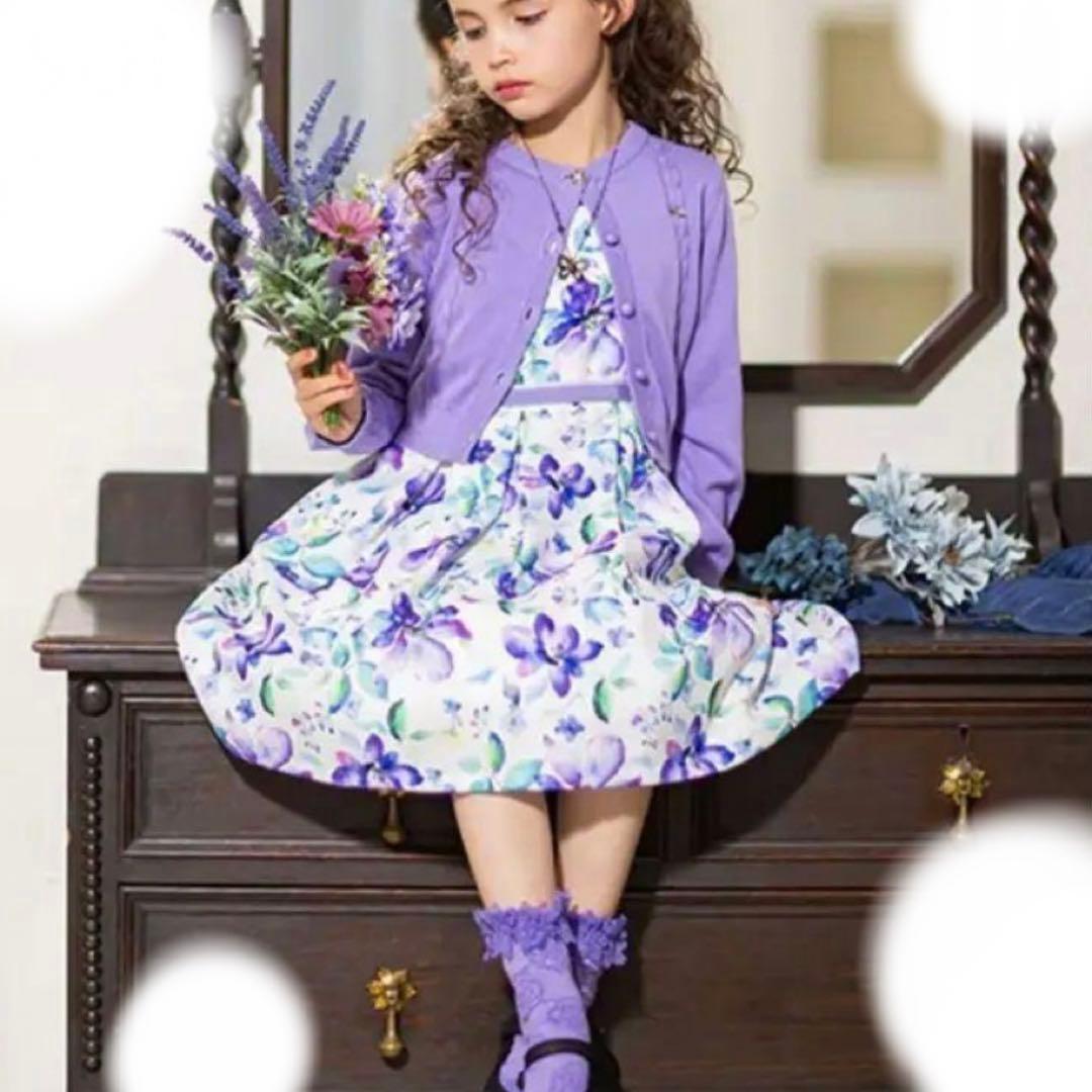 ANNA SUI mini　ワンピース　S　100 110 アナスイ　フォーマル