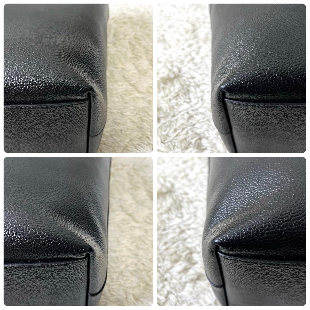 ジミーチュウ　トートバッグ　マーリ　レザー　黒　ブラック　肩掛け　ユニセックス